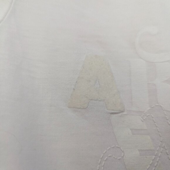 Armani Exchange Size Small White Signature Tee - Picture 5 of 12